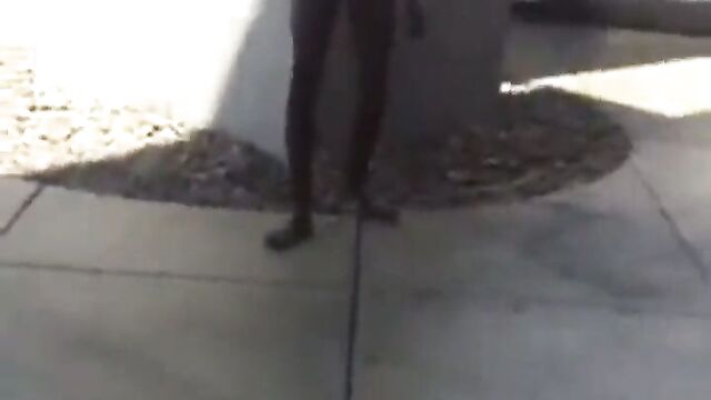 Naked man caught acting crazy in public - 1 image