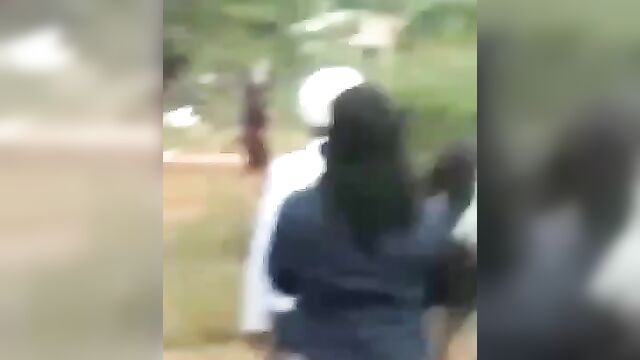 Whore strips naked and runs mad in a cemetery in South Africa - 5 image