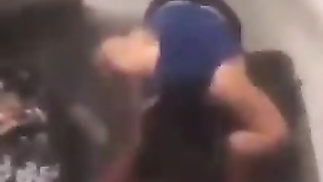 Cheating Bitch! He caught his girlfriend giving another man blow job!