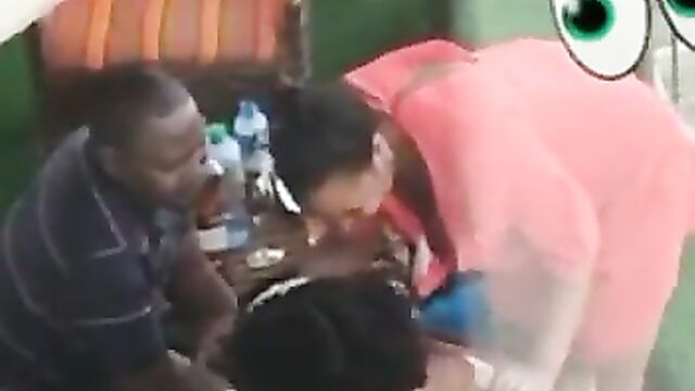 Crazy Couple Sucking A Whore’s Boobs Full Leaked Video - 5 image