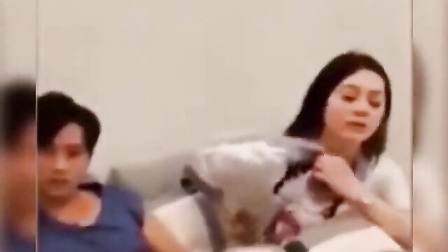 Cheating married woman caught in bed with her boyfriend - 1 image