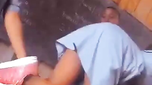 Naughty schoolgirls doing it in the classroom - 1 image