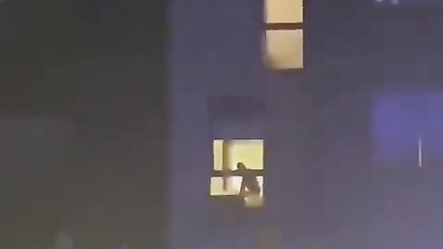 Naked man doing it doggy style in a Nigerian hotel room in public - 3 image