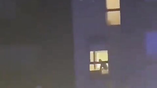 Naked man doing it doggy style in a Nigerian hotel room in public - 4 image