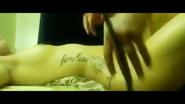 Her angry boyfriend came back home while they were having sex and recording it