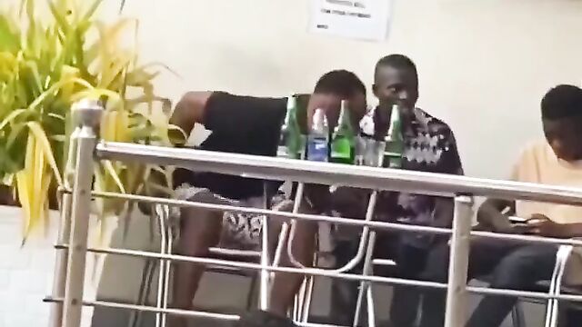 Ghanaian Couple Caught Having Sex In A Swimming Pool In Public - 1 image