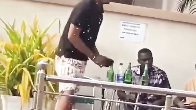 Ghanaian Couple Caught Having Sex In A Swimming Pool In Public