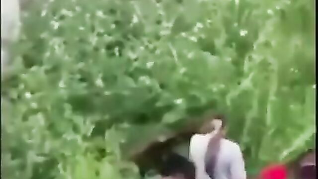 Couple Caught Having Sex By The Roadside And Beaten In Public By Angry Grandma