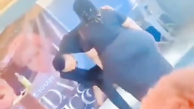 African Pastor Caught Touching Church Member's Ass In Public