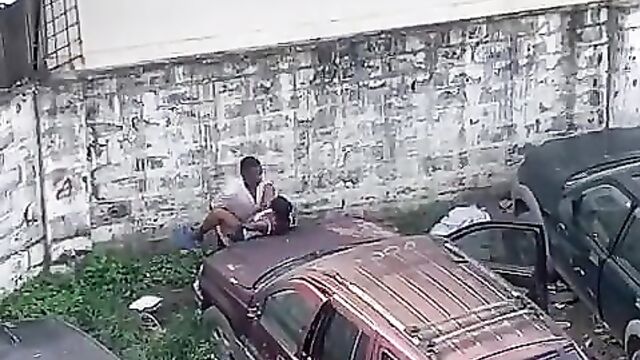 They Got Caught Having Doggy Style Sex In Public