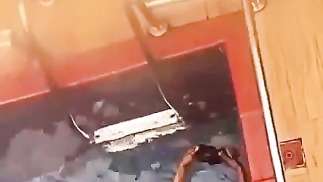 Nigerian Couple Caught Having Doggy Style Sex In The Pool In Public - Part 3