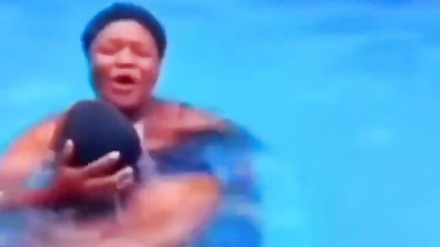 Another Horny Nigerian Couple Caught Having Hot Sex In The Pool