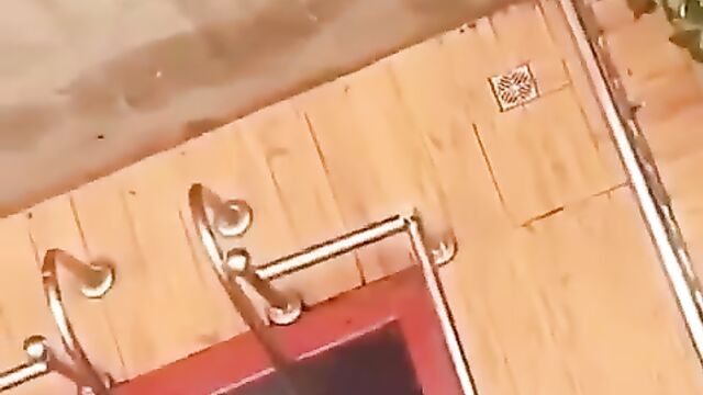 Nigerian Horny Couple Caught Having Doggy Style Sex In The Pool In Public - Part 2