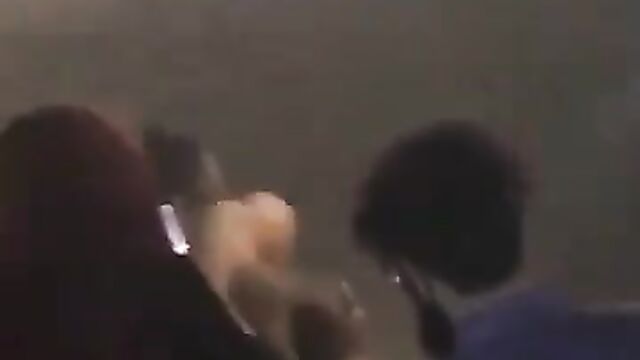 Breasts Pop Out In Public As 2 Busty Women Engage In Breasts Wrestling - 4 image