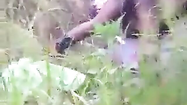 Naked Mzansi Couple Caught While Having Sex In The Bush In Public - 5 image
