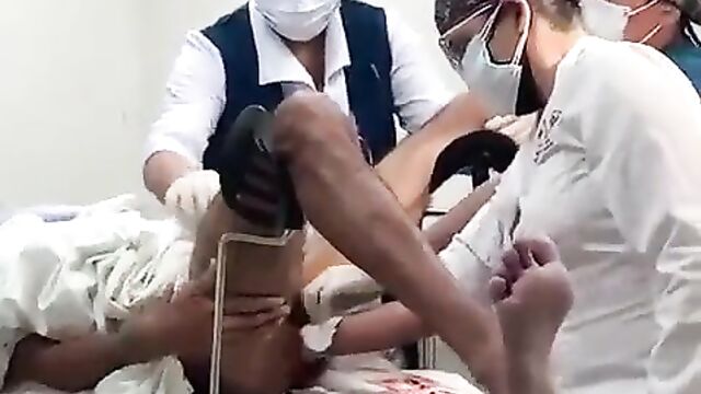 Doctors Remove Big Dick Dildo From Crazy Gay Man's Ass - 1 image
