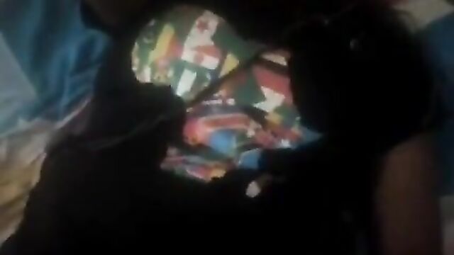 African Girl Showing Her Toto To Her Daddy For Cash - 1 image