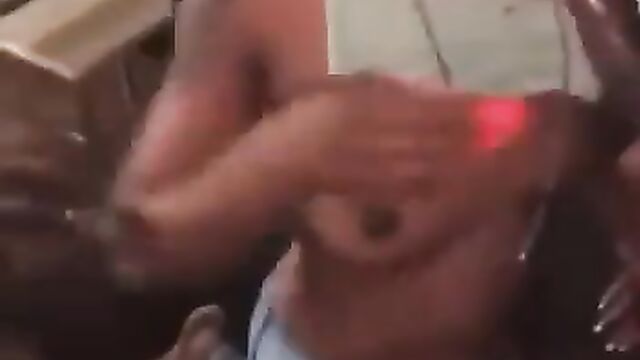 Black College Student With Small Breasts Foursome Sex Tape (3 Men And 1 Woman 18+) - 4 image