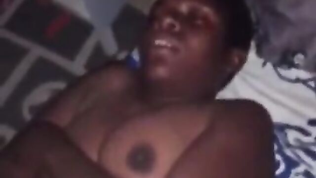 Kenyan Man Records Breasts And Pussy Of Naked Girlfriend Sleeping After A Hot Fuck - 1 image