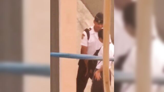 Horny Military Academy School Students Caught Having Sex In Public - 3 image