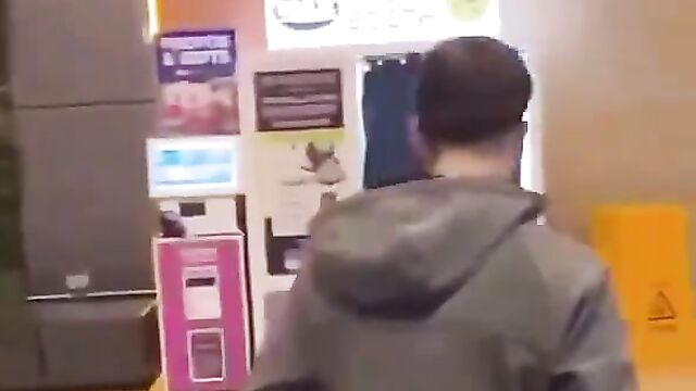 Muslim Girl In Hijab Caught Having Sex In Photo Booth In Public