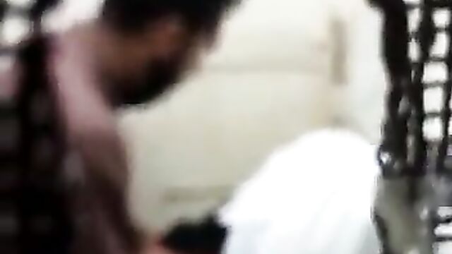 Indian Couple Busted While Fucking In The Toilet - 1 image