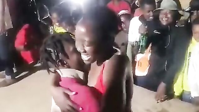 Mzansi Girlfriend Goes Wild In A Party, Showing Boobs, Ass And Pussy In Public