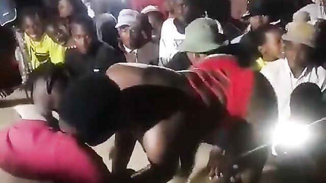 Mzansi Girlfriend Goes Wild In A Party, Showing Boobs, Ass And Pussy In Public - 4 image