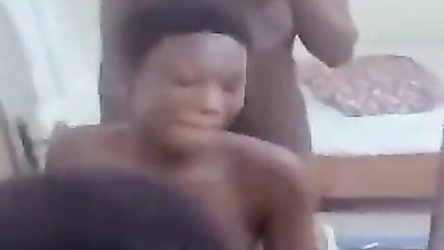 Ghanaian SHS Student With Small Breasts Blow Job And Doggy Style Sex Tape - 5 image