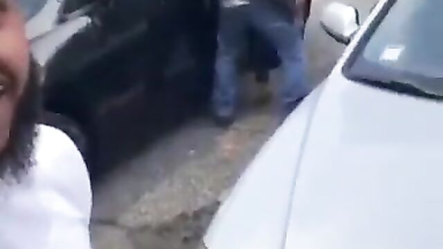 Couple Caught Having Doggy Style Sex In A Car Park In Public (Full Video 18+) - 1 image