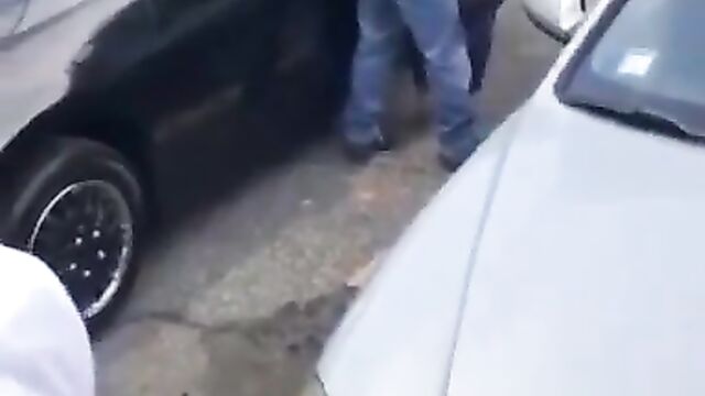 Couple Caught Having Doggy Style Sex In A Car Park In Public (Full Video 18+) - 4 image