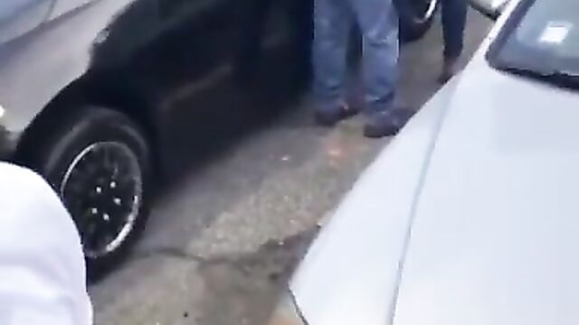 Couple Caught Having Doggy Style Sex In A Car Park In Public (Full Video 18+) - 5 image