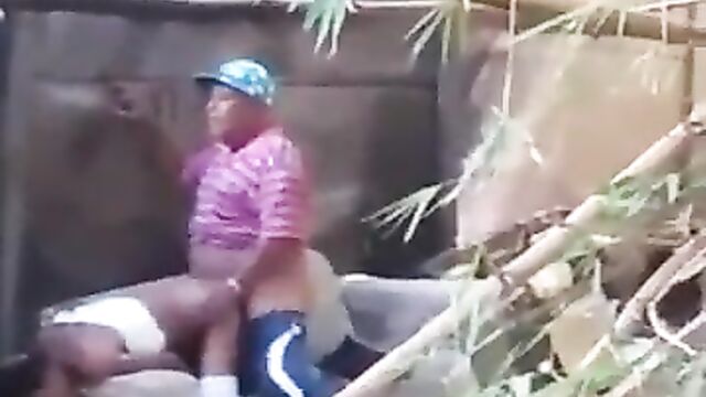 Dude Caught Having Doggy Style Sex With A Prostitute In An Uncompleted Building In Public - 3 image