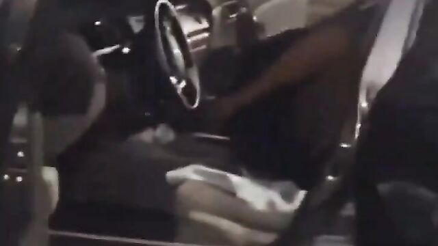 Crazy Interracial Foursome Sex In A Car In Public - 3 image