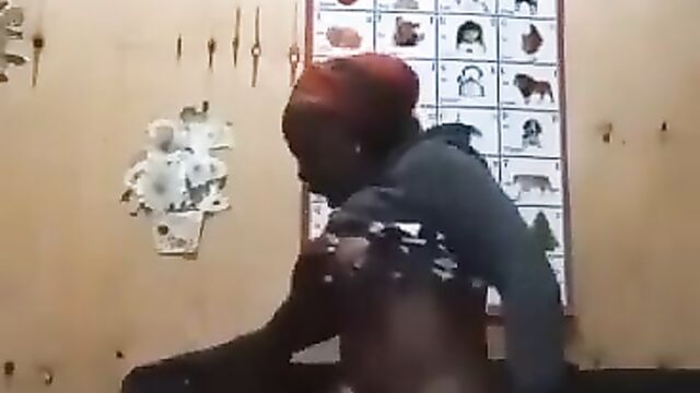 House Maid With Big Breasts Caught Having Sex With Madam's Husband After Madam Went To Work