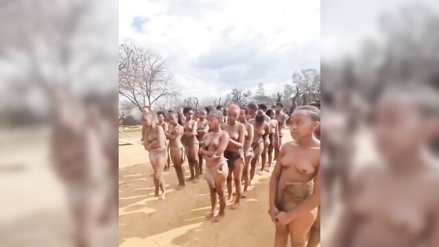 Amazing School Girls With Boobs Out In Public In A South African Cultural Ceremony - 2 image