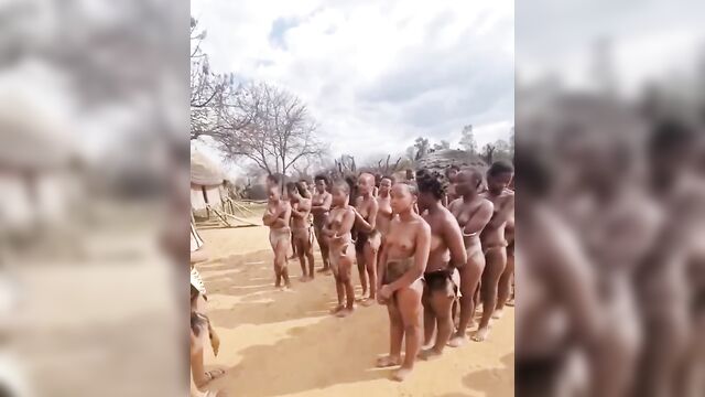 Amazing School Girls With Boobs Out In Public In A South African Cultural Ceremony - 4 image