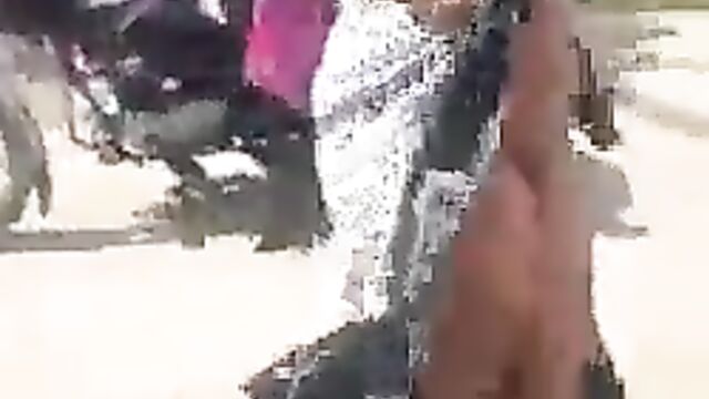 African Woman With Hairy Pussy Caught Naked In Public - 4 image