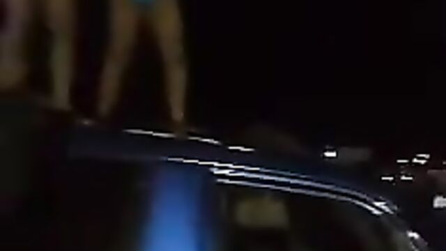Pussy And Ass Exposed As Mzansi Girls Strip And Dance Naked On A Car Roof Outside A Nightclub In Public - 4 image