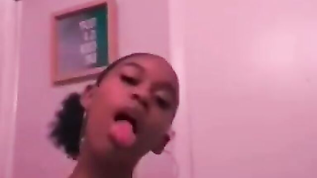 African girls showing their naked breasts in a public stream - 5 image