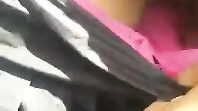 Indian Girlfriend Showing Breasts And Pussy In Public After Getting Caught Having Sex In The Bush With Her Boyfriend - 5 image