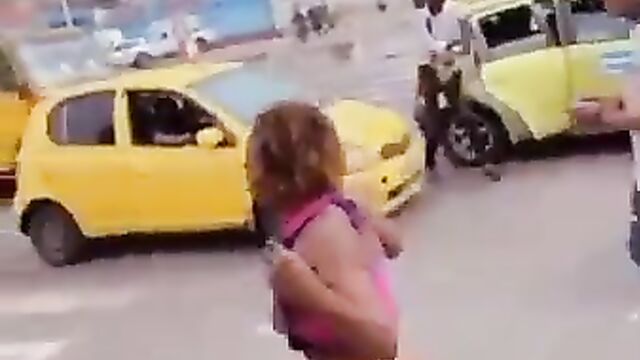 African Woman With Bushy Pussy Strips Naked And Runs Mad In Public, Showing Boobs And Ass - 5 image