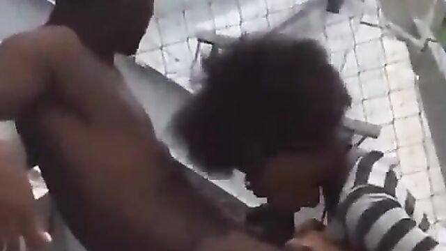 Crazy Black Couple Caught Having Sex In A Stadium In Public In Broad Daylight