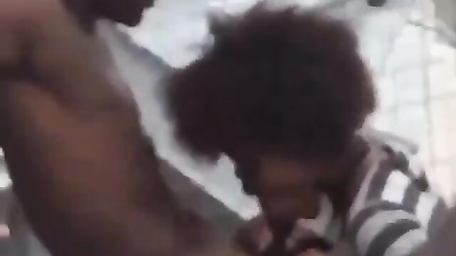 Crazy Black Couple Caught Having Sex In A Stadium In Public In Broad Daylight - 5 image