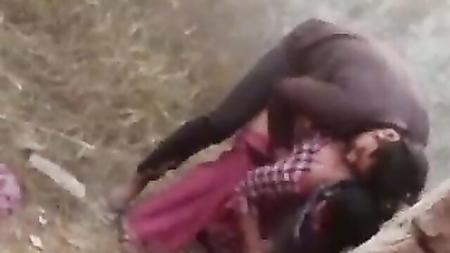 Indian Couple Caught Having Doggy Style Sex In An Abandoned Building In Public