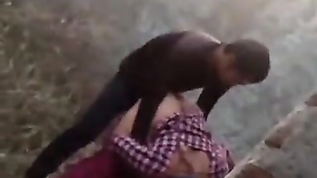 Indian Couple Caught Having Doggy Style Sex In An Abandoned Building In Public - 4 image