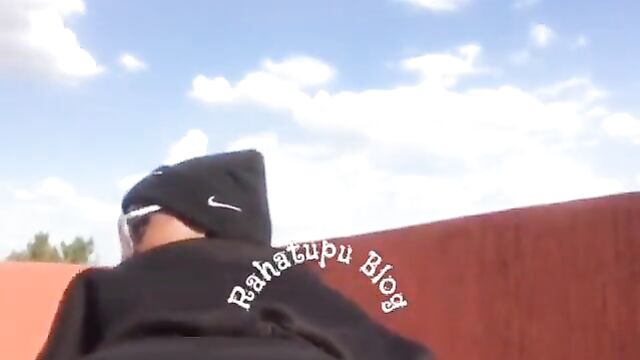 University Student Caught Showing Her Long Pussy Lips To Her Teacher In Public - 5 image