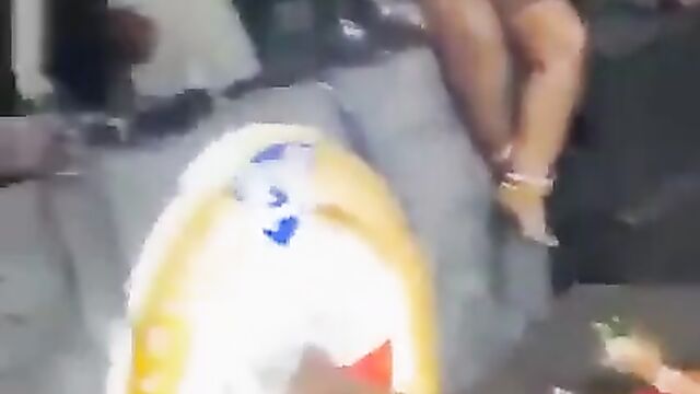 Zodwa Wabantu Performing With Naked Girl Fucking Her Pussy With A Bottle In Public - Part 1 - 1 image