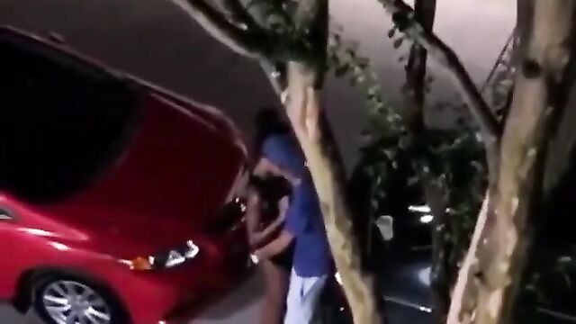 Sexy Black Student Caught Having Sex With A Thot In Public