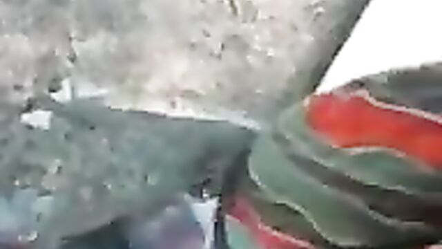 She Squeezed His Dick And Made Him Cum As He Was Playing With Her Boobs In The Bush In Public - 1 image